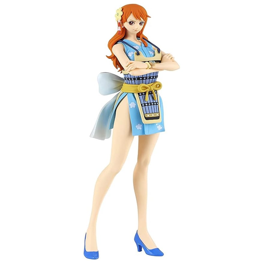 Figuras One Piece Nami Con Traje Japon S Azul