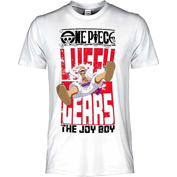 Camiseta Joy Boy Luffy Gear 5 Blanca