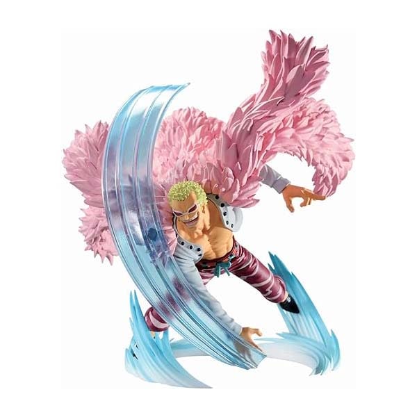 Figura Bandai de Doflamingo atacando con su poder