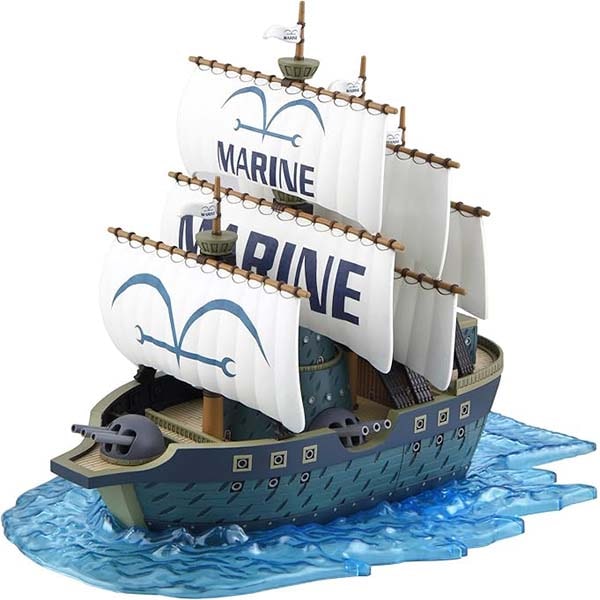 Figura Bandai del barco de la Marina