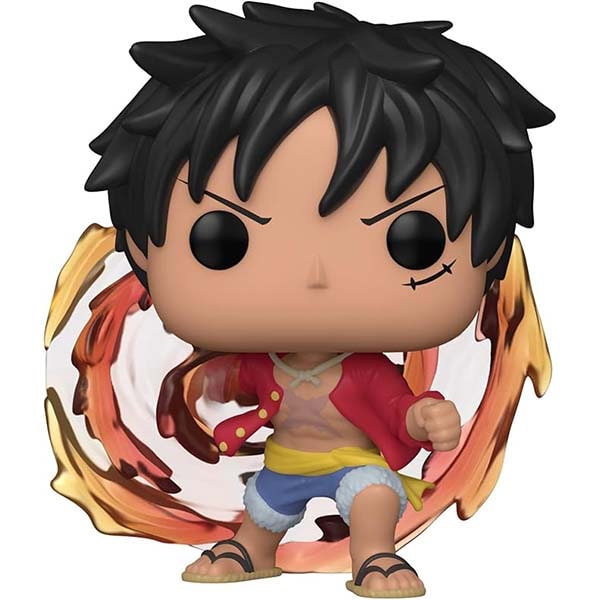 Funko Pop One Piece Luffy usando Red Hawk