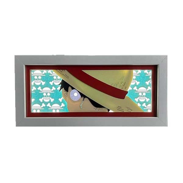 Lampara LED rectangular One Piece Luffy moderna