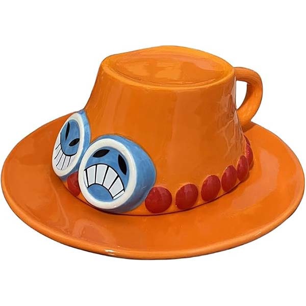 Taza One Piece de Ceramica del Sombrero de Ace