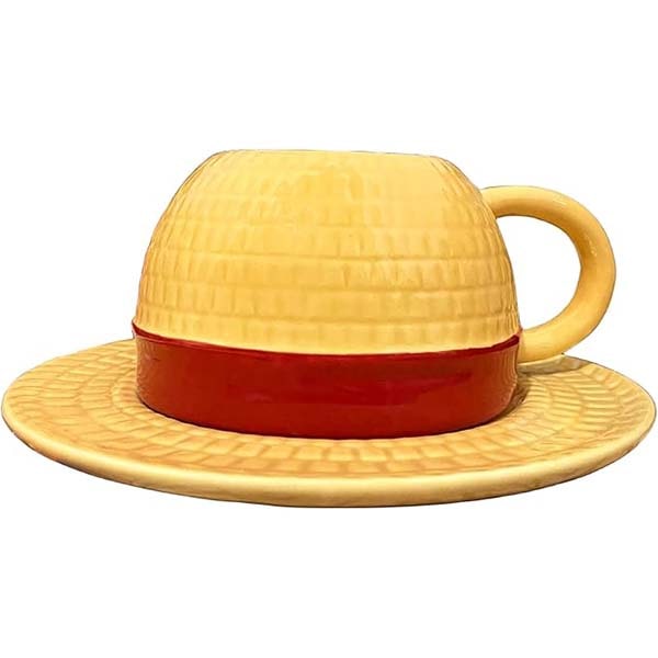 Taza One Piece de Ceramica del Sombrero de Luffy