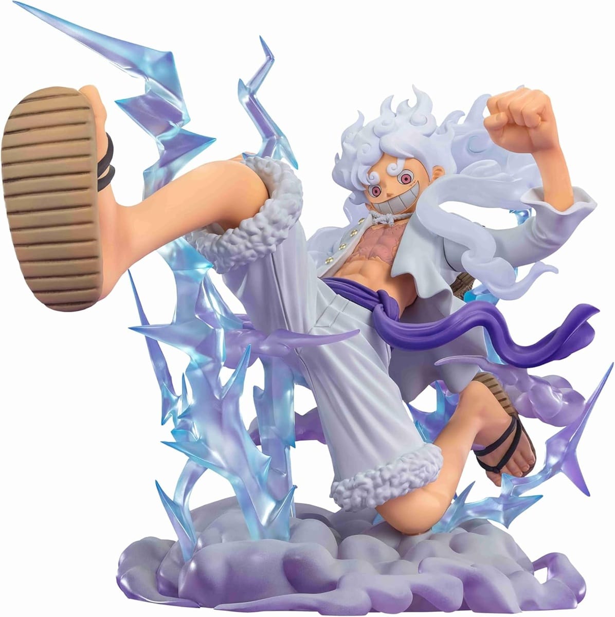 Figura Luffy Gear 5 forma gigante
