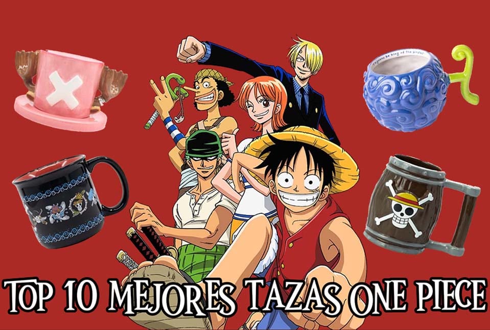 PORTADA 10 MEJORES TAZAS ONE PIECE AMAZON DESTACADA