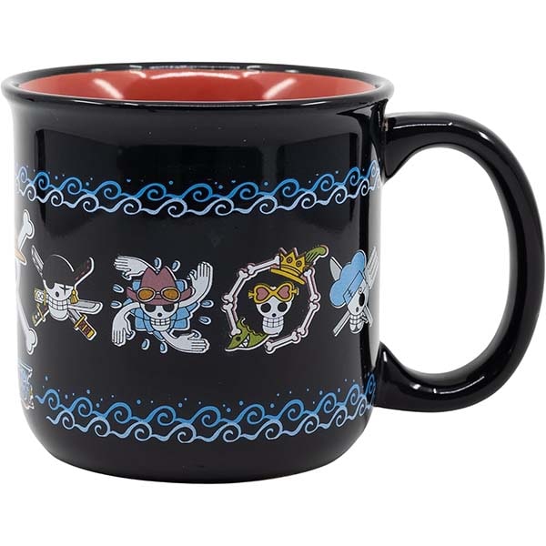 Taza calaveras mugiwaras one piece
