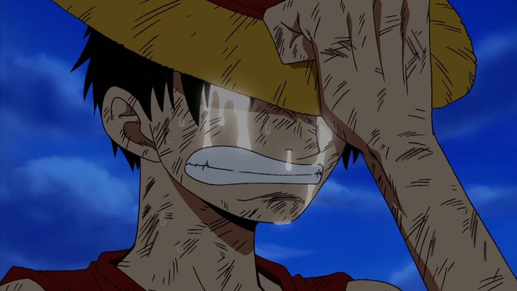 luffy llorando - one piece pierde ventas