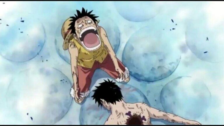 Momento triste one piece paron anime y manga