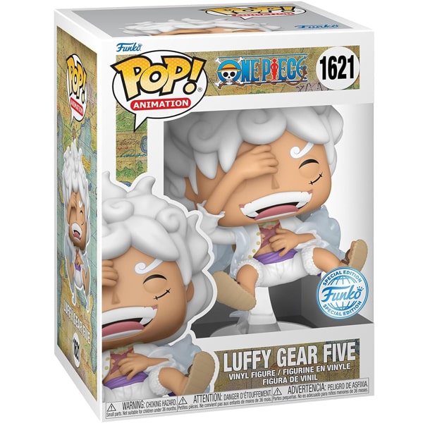 funko luffy gear 5 riendo