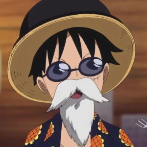 luffy disfrazado en dressrosa