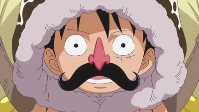 luffy disfrazado en sabaody