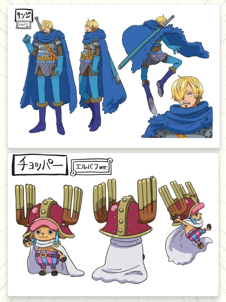 Sanji y chopper elbaf